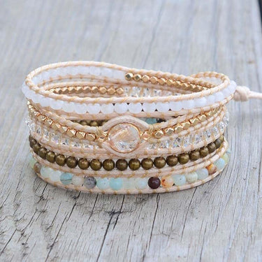 The Love Source White Jade Wrap Bracelet-Your Soul Place